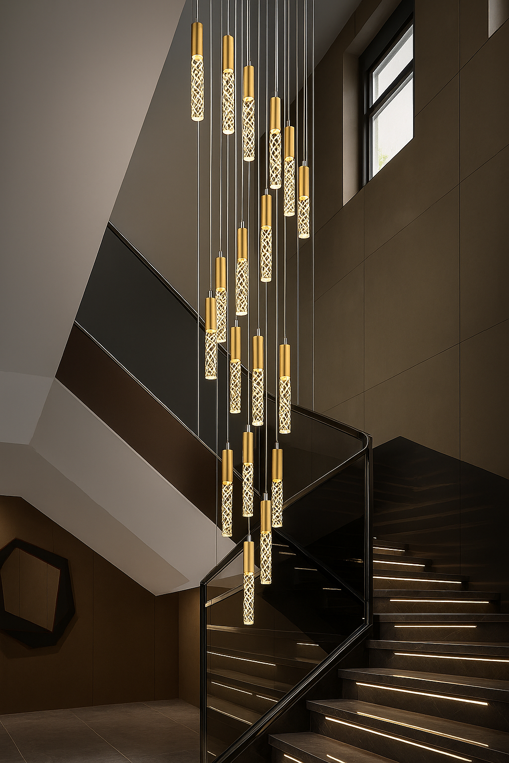Cascade Crystal Chandelier