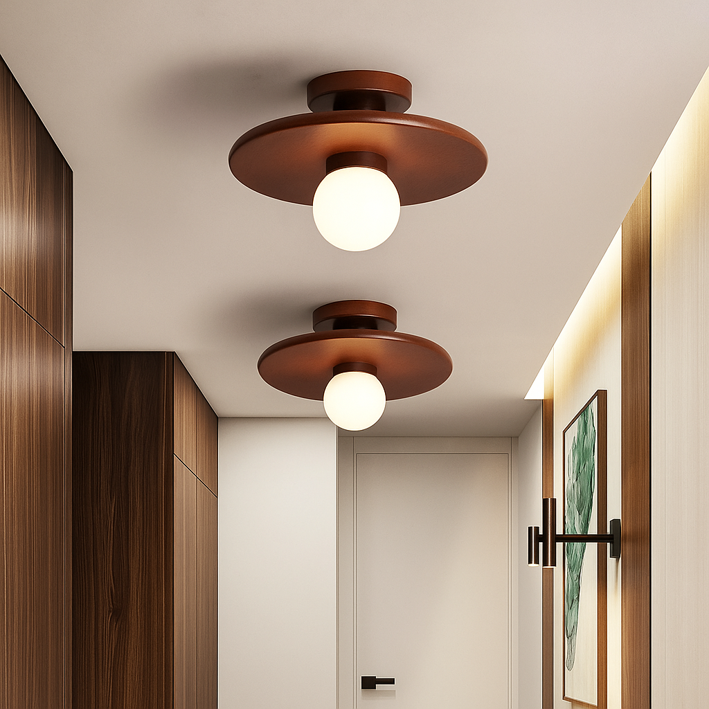 Oaken Ceiling Light