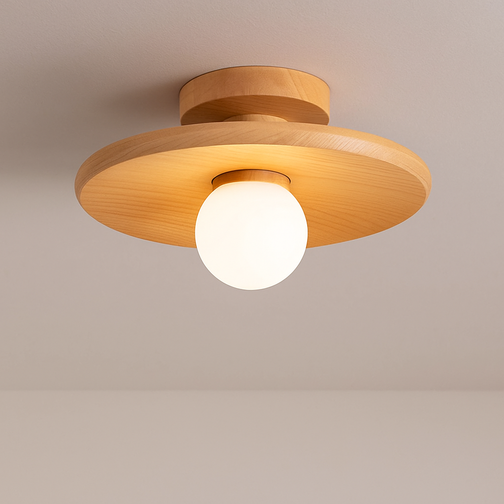 Oaken Ceiling Light