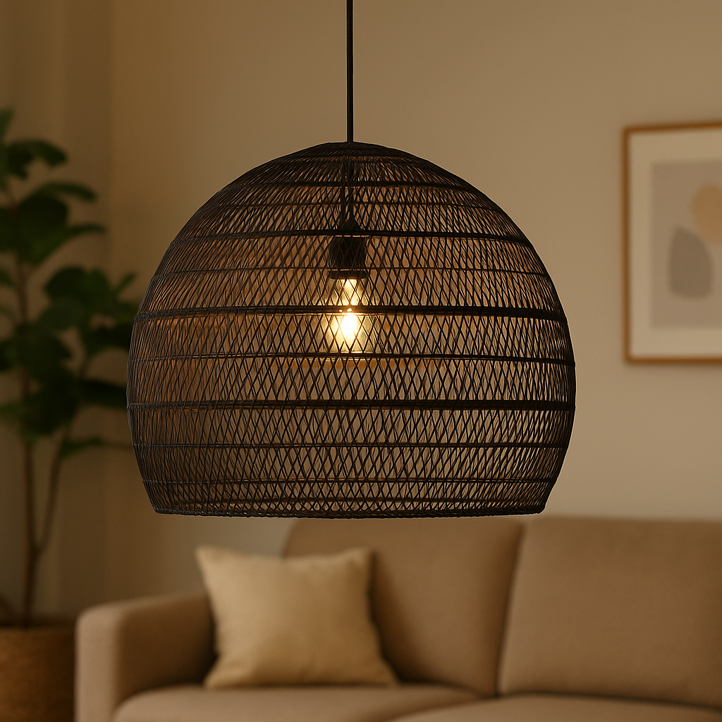 Vintage Basket Pendant Light