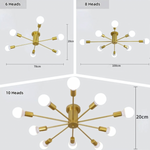 Load image into Gallery viewer, The Edison Forge Chandelier
