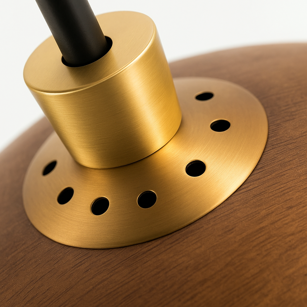 ArborGlow Modern Wood Pendant Light