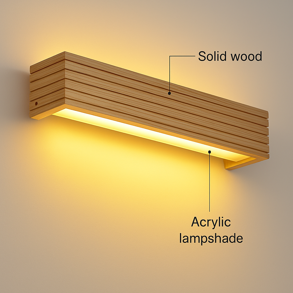 Opus Wood Wall Light